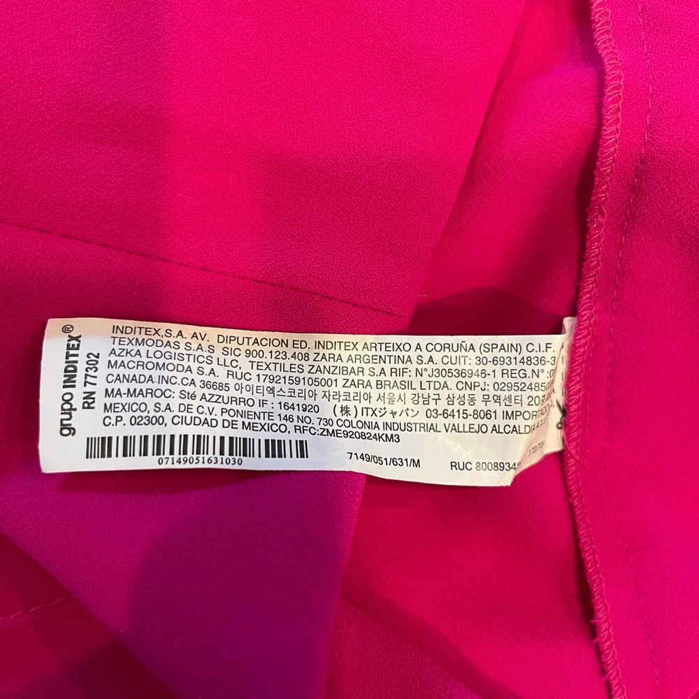 Zara Woman’s Wide Leg- High Waisted Pants/ Trousers Size: Medium, Preloved - Picture 10 of 12